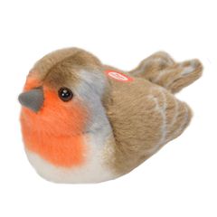 Wild Republic - Plush Toy Bird With Sound 18 cm European Robin (808034) / Toys
