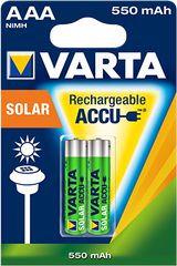 Varta Επαναφορτιζόμενη Solar 550mAh HR03 AAA (2τμχ)
