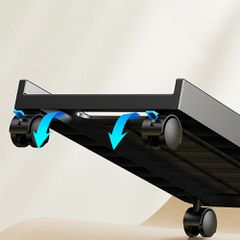 Orico CPB2 Computer Stand with Wheels - Black-thumb-1