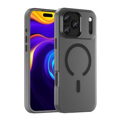Magnetic Abrasive iPhone 17 Pro Max Case Compatible with MagSafe - Matte Black