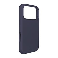 Pure Icon Mag Pro Liquid Silicone Case for iPhone 17 Pro, MagSafe Compatible, with Camera Protection and Aluminum Buttons - Dark Blue