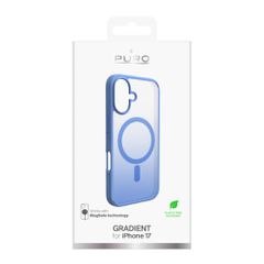 Puro Gradient TPU Case Compatible with MagSafe for iPhone 17 - Blue-thumb-1