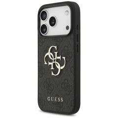 Guess 4G Big Logo Case for iPhone 17 Pro - Black-thumb-1