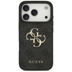 Guess 4G Big Logo Case for iPhone 17 Pro - Black-thumb-2