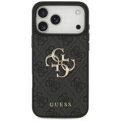 Guess 4G Big Logo Case for iPhone 17 Pro Max - Black-thumb-2