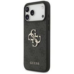 Guess 4G Big Logo Case for iPhone 17 Pro Max - Black-thumb-1
