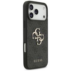Guess 4G Big Logo Case for iPhone 17 Pro Max - Black-thumb-3