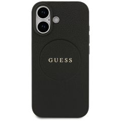 Guess Grained Ring MagSafe case for iPhone 17 - black-thumb-2