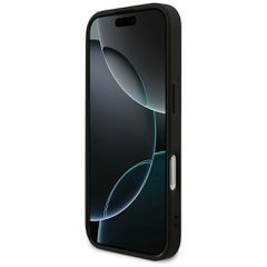 Guess Grained Ring MagSafe case for iPhone 17 - black-thumb-4