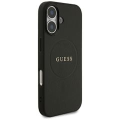 Guess Grained Ring MagSafe case for iPhone 17 - black-thumb-3
