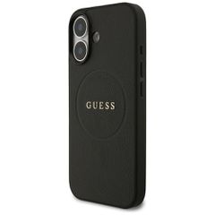 Guess Grained Ring MagSafe case for iPhone 17 - black-thumb-1
