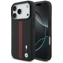 BMW M Perforated Stripe Logo MagSafe Case for iPhone 17 Pro - Red