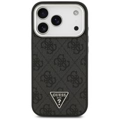 Guess 4G Triangle Logo MagSafe case for iPhone 17 Pro - black-thumb-2