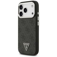 Guess 4G Triangle Logo MagSafe case for iPhone 17 Pro - black-thumb-1