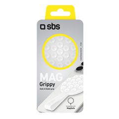 SBS MAG Grippy MagSafe Compatible Holder with Suction Cup and Ear - White-thumb-1