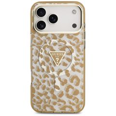 Guess Leopard Glitter MagSafe Case for iPhone 17 Pro Max - Brown-thumb-2