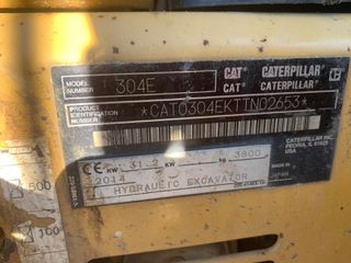 Εκσκαφέας Με Ερπύστριες CAT 2014 304GR-thumb-6