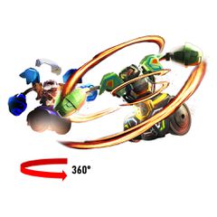 Silverlit Robo Kombat Tornado Remote-Controlled Robots 2er - Set Green/Blue-thumb-3