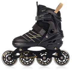Πατίνια Meteor M 34-38 Buzzy Roller Skates Black/Gold-thumb-1