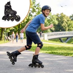 Πατίνια Meteor M 34-38 Buzzy Roller Skates Black/Gold-thumb-9