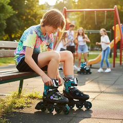 Πατίνια NA2053A VIBE TURQUOISE ROLLER SKATES SIZE M (37-40) NILS EXTREME-thumb-1