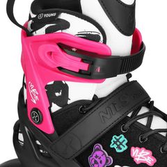 Πατίνια NA2053A VIBE PINK ROLLER SKATES SIZE M(37-40) NILS EXTREME-thumb-5