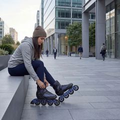 Πατίνια NA22151 ARMOUR NAVY BLUE ROLLER SKATES NILS EXTREME-thumb-1