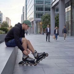 Πατίνια NA22151 ARMOUR GRAY ROLLER SKATES NILS EXTREME-thumb-1