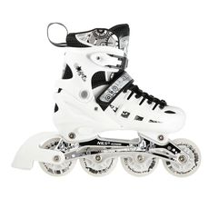 Πατίνια NH10905 4in1 WHITE LED SIZE M(35-38) ROLLER SKATES WITH DIMENSIONAL HOCKEY BLADE NILS EXTREME-thumb-2