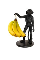 Winkee - Fruit holder - Monkey Banana holder - Black-thumb-1