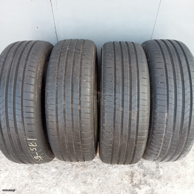 4 Ελαστικά 195/55R16 Hankook DOT(1424)!! Σέ άριστη κατάσταση