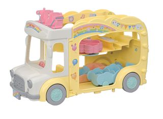 Sylvanian Families - Rainbow Fun Kindergarten Bus (5744) / Toys