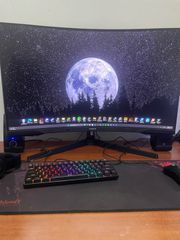 Gaming PC setup με τιμονιέρα