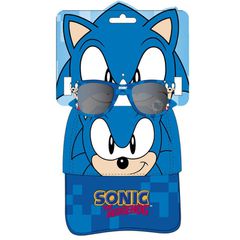 Sonic The Hedgehog set cap + sunglasses