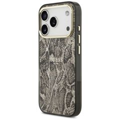 Guess Python Pattern MagSafe Case for iPhone 17 Pro - Brown-thumb-1