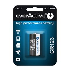 Μπαταρία Λιθίου everActive CR123 3V High Performance (1 Τεμάχιο)
