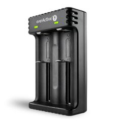 Έξυπνος Φορτιστής Μπαταριών Li-ion everActive LC-200 USB (2 Θέσεων)