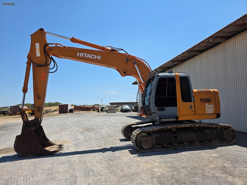 Εκσκαφέας Με Ερπύστριες Hitachi 2008 ZX 225 COMPACT.  Ανταλλαγές