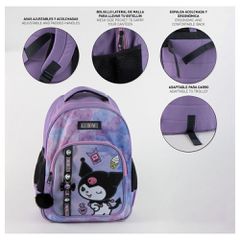 Hello Kitty Kuromi adaptable backpack 42cm-thumb-3