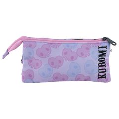 Hello Kitty Kuromi triple pencil case-thumb-1