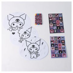 Hello Kitty Kuromi colouring activity book-thumb-1