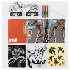 Marvel Spiderman Colouring backpack set-thumb-1