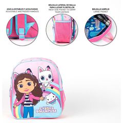 Gabbys Doll House backpack 29cm-thumb-4