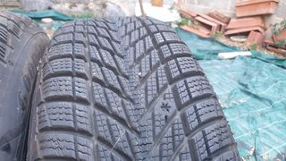 Χιονολάστιχα Goodyear Ultra Grip 2025 185/60/15 με σιδερένιες ζάντες από TOYOTA YARIS