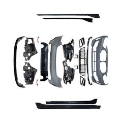 Κιτ αμαξώματος BMW F40 M Performance Look με πλαϊνές ποδιές Κιτ Αμαξώματος