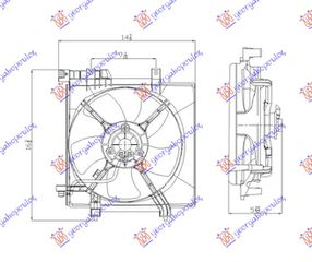 ΒΕΝΤΙΛΑΤΕΡ ΨΥΓΕΙΟΥ ΚΟΜΠΛΕ ΧΩΡΙΣ TURBO ΒΕΝΖΙΝΗ — SUBARU FORESTER 2008-2012