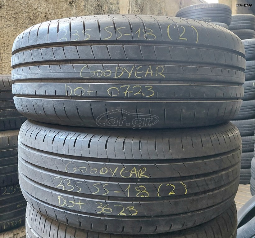 235/55-18 Dot 23 σε υπέρ άριστη κατάσταση! (2τμχ) GOODYEAR