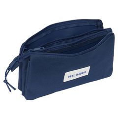 Real Madrid navy blue triple pencil case-thumb-2