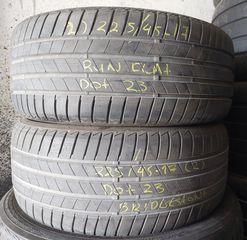 225/45-17 Dot 23 σε υπέρ άριστη κατάσταση! (2τμχ) BRIDGESTONE RUN FLAT