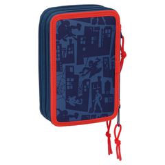 Marvel Spiderman triple pencil case 37pcs-thumb-1